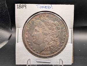 1889 Morgan Silver Dollar Toned