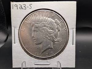 1923-s Peace Silver Dollar