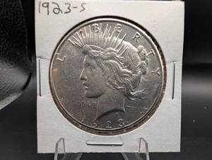 1923-s Peace Silver Dollar