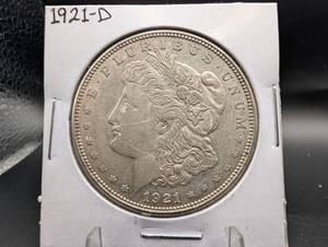 1921-d Morgan Silver Dollar