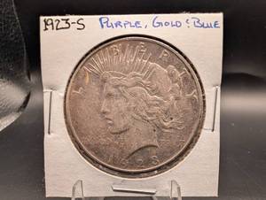 1923-s Peace Silver Dollar Toned