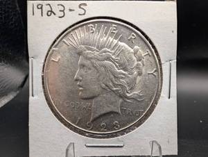 1923-s Peace Silver Dollar