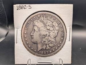 1882-s Morgan Silver Dollar