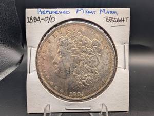 1884-oo Morgan Silver Dollar in Holder
