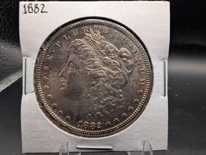 1882 Morgan Silver Dollar