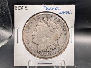 1904-s Morgan Silver Dollar Better Date