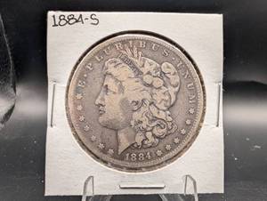 1884-s Morgan Silver Dollar