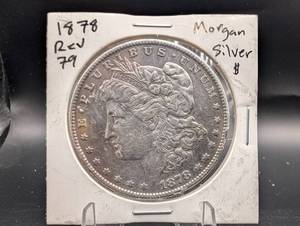 1878 Morgan Silver Dollar Rev 79