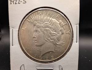1922-s Peace Silver Dollar