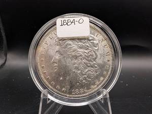 1884-o Morgan Silver Dollar