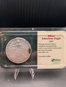 2001 Silver American Eagle in Littleton Holder