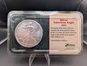 2003 Silver American Eagle Uncirculated Coin