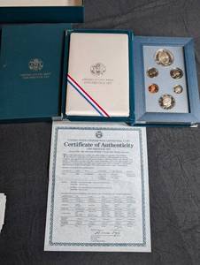 United States Mint 1990 Prestige Set Eisenhower Centennial Coin Proof Set