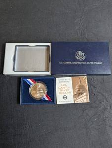 1994 U.s. Capitol Bicentennial Silver Dollar Uncirculated With Coa