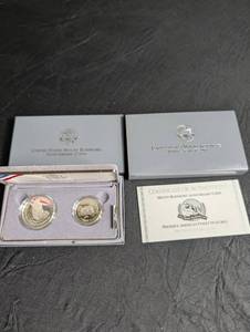 1991 Mount Rushmore Anniversary Two-Coin Proof Set