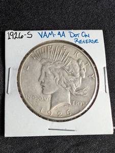 1926-s Peace Dollar Vam-4a Variety