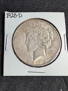 1928-d Peace Silver Dollar