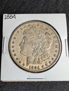 1884 Morgan Silver Dollar