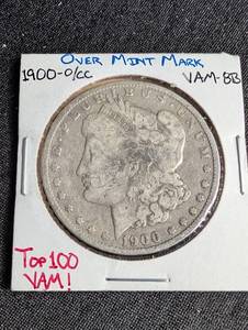 1900-occ Morgan Silver Dollar Vam-8b Top 100