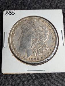 1885 Morgan Silver Dollar