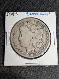1904-s Morgan Silver Dollar