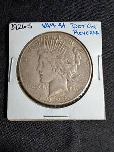 1926-s Peace Dollar Vam-4a Variety
