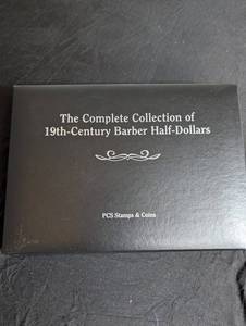 Pcs Stamps & Coins Complete Collection of 19th-Century Barber Half-Dollars