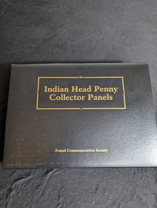Indian Head Penny Collector Panels Postal Commemorative Society Binder