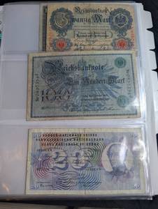Mixed World Banknote Collection in Binder