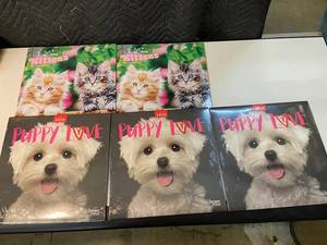 C4 - I Love Kittens & Puppy Love 2026 Wall Calendar Lot of 5