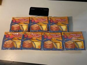 C3 - Rms Squishy Stack Flingers Ham & Cheese Toy Sets (Lot of 7)