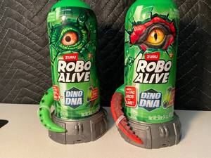 MN 1 - Zuru Robo Alive Dino Dna Slime Capsules (Lot of 2)