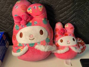 NY 1 - Squishmallows Hello Kitty and Friends My Melody Plush (Lot of 2)