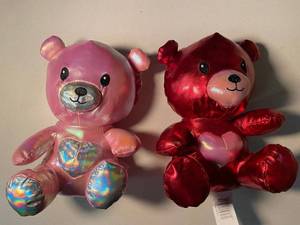 NH 3 - Metallic Plush Bears (Lot of 2)