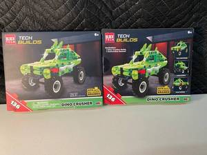 MN 3 - Block Tech Builds Dino Crusher 136 Pieces (Lot of 2)