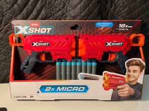 D2 - Zuru X-shot 2x Micro Blaster Set