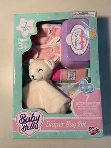 MN 1 - Baby Bella 7-piece Diaper Bag Set by PlayRight