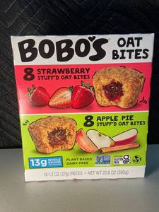 Bobo's Oat Bites Strawberry & Apple Pie 16ct Multipack