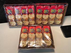 Ritz Peanut Butter Cracker Sandwiches 12-Pack Lot of 3