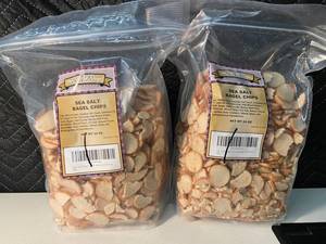 The Bulk Priced Food Shoppe Sea Salt Bagel Chips 24 Oz (Lot of 2)