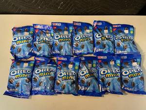 Oreo Mini Chocolate Sandwich Cookies 3 Oz (Lot of 12)
