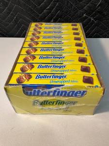 Butterfinger Unwrapped Minis 2.8 Oz (Lot of 9)