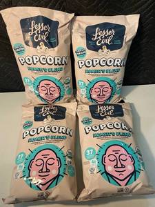 LesserEvil Homers Blend Garlic Parm Popcorn (Lot of 4)