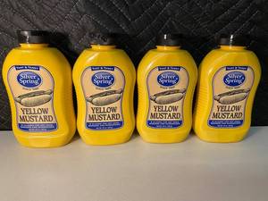 Silver Spring Yellow Mustard 20 Oz (Lot of 4)