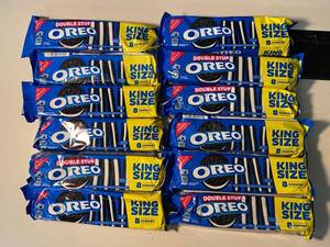 Oreo King Size Chocolate Sandwich Cookies (Lot of 12)