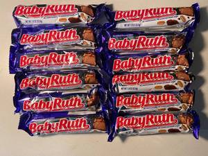 Baby Ruth Chocolate Peanut Candy Bars (Lot of 12)