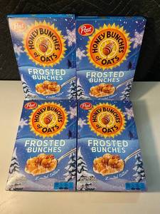 Post Honey Bunches of Oats Frosted Bunches Limited Edition 11 Oz (4 Boxes)