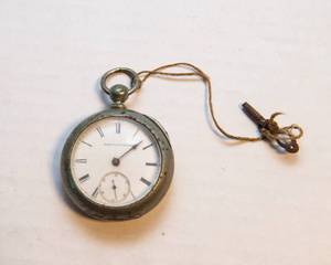Antique 1884 Elgin Pocket Watch with Paperwork