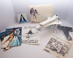 Vintage Space Shuttle Adventure Lot  Magazines, Toy & Cheerios Kit