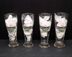 Heineken Beer Glasses  Set of 4